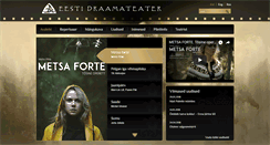 Desktop Screenshot of draamateater.ee